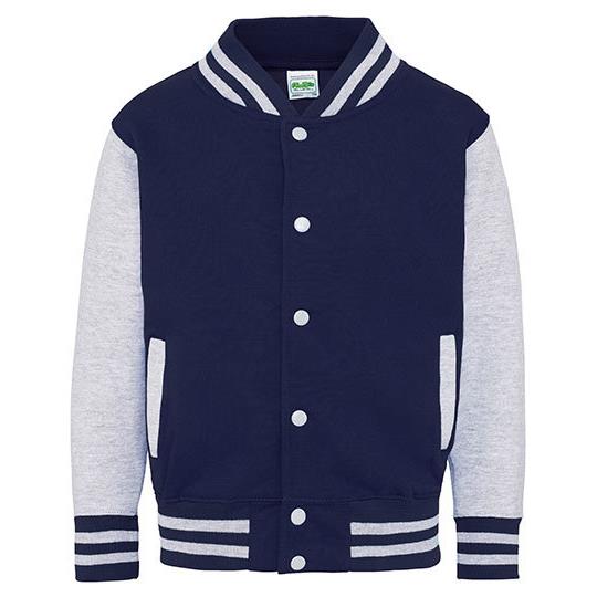 Oxford Navy Heather Grey