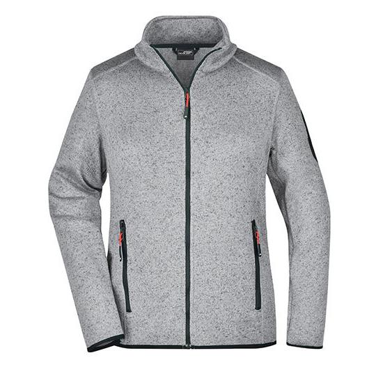 Light Grey Melange Red
