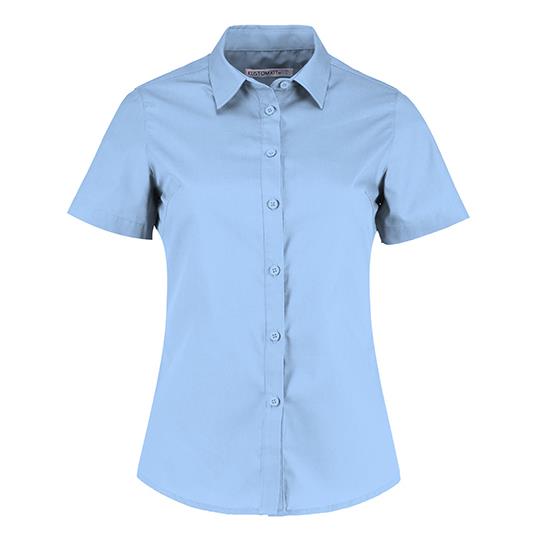 Women´s Tailored Fit Poplin Shirt Short Sleeve
