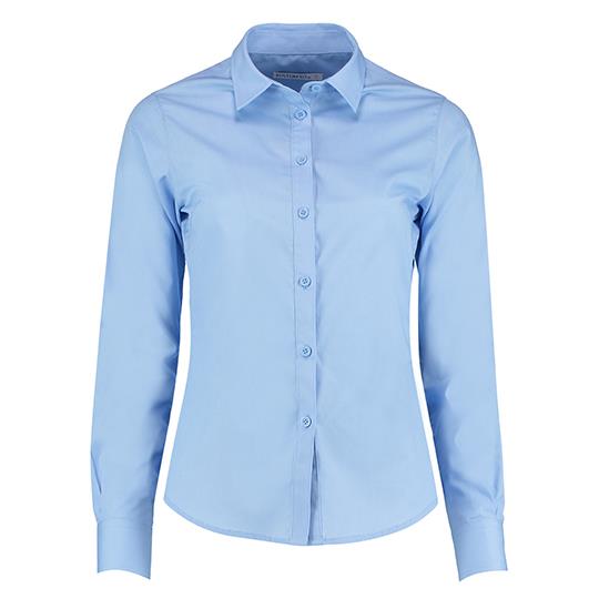 Women´s Tailored Fit Poplin Shirt Long Sleeve