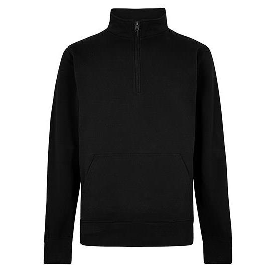 Regular Fit 1/4 Zip Pique Sweatshirt