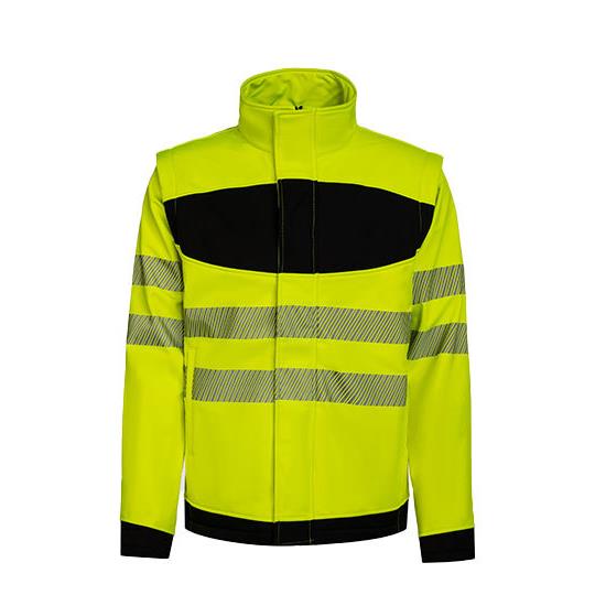 EOS Hi-Vis Workwear Softshell Jacket With Printing Area