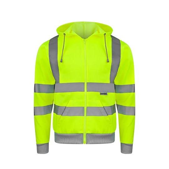 Hi-Vis Workwear Hooded Sweat-Jacket Galway