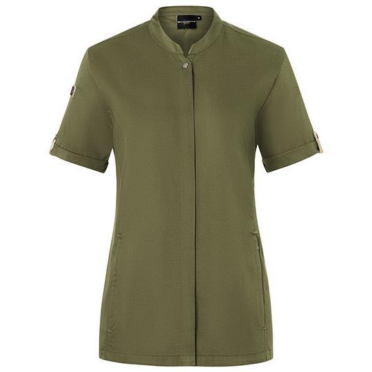 Damenkochjacke Green-Generation Kurzarm