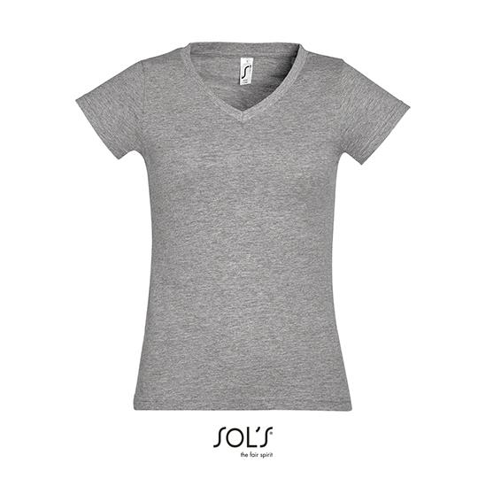 Women´s V-Neck-T-Shirt Moon