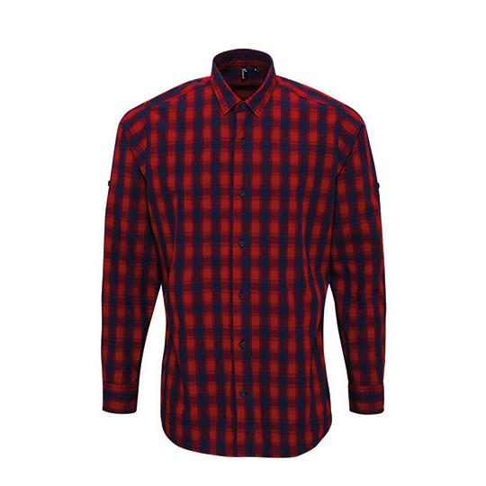 Men´s Mulligan Check Cotton Long Sleeve Shirt