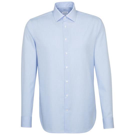 Check Light Blue - White