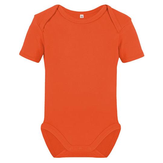 Organic Baby Bodysuit Short Sleeve Bailey 01