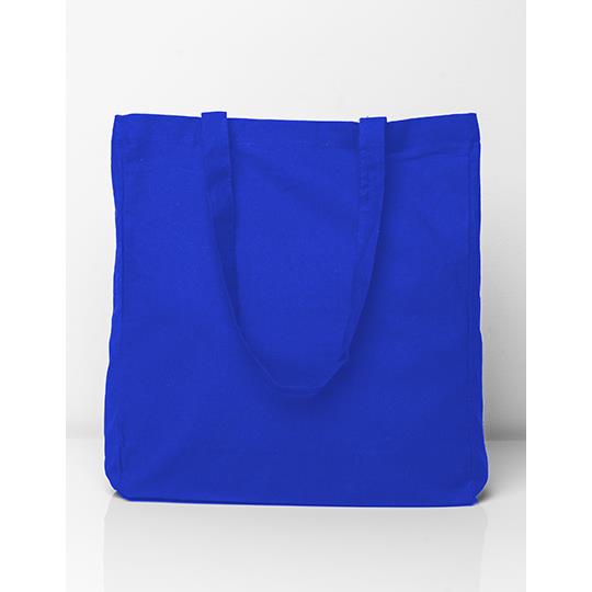 Cotton Bag Side Fold Long Handles