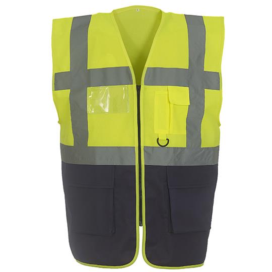Hi-Vis Yellow Navy