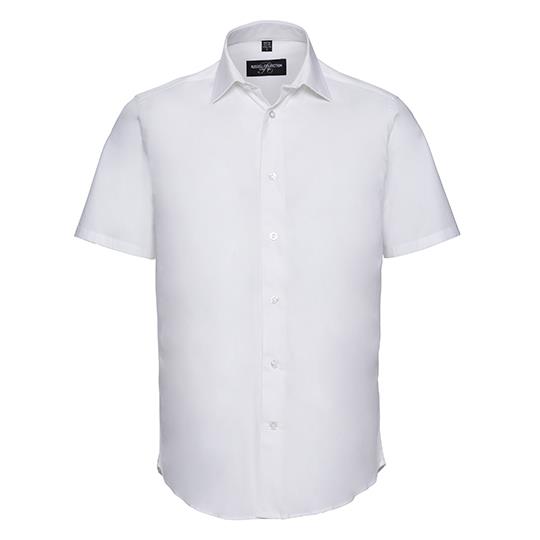 Men´s Short Sleeve Fitted Stretch Shirt