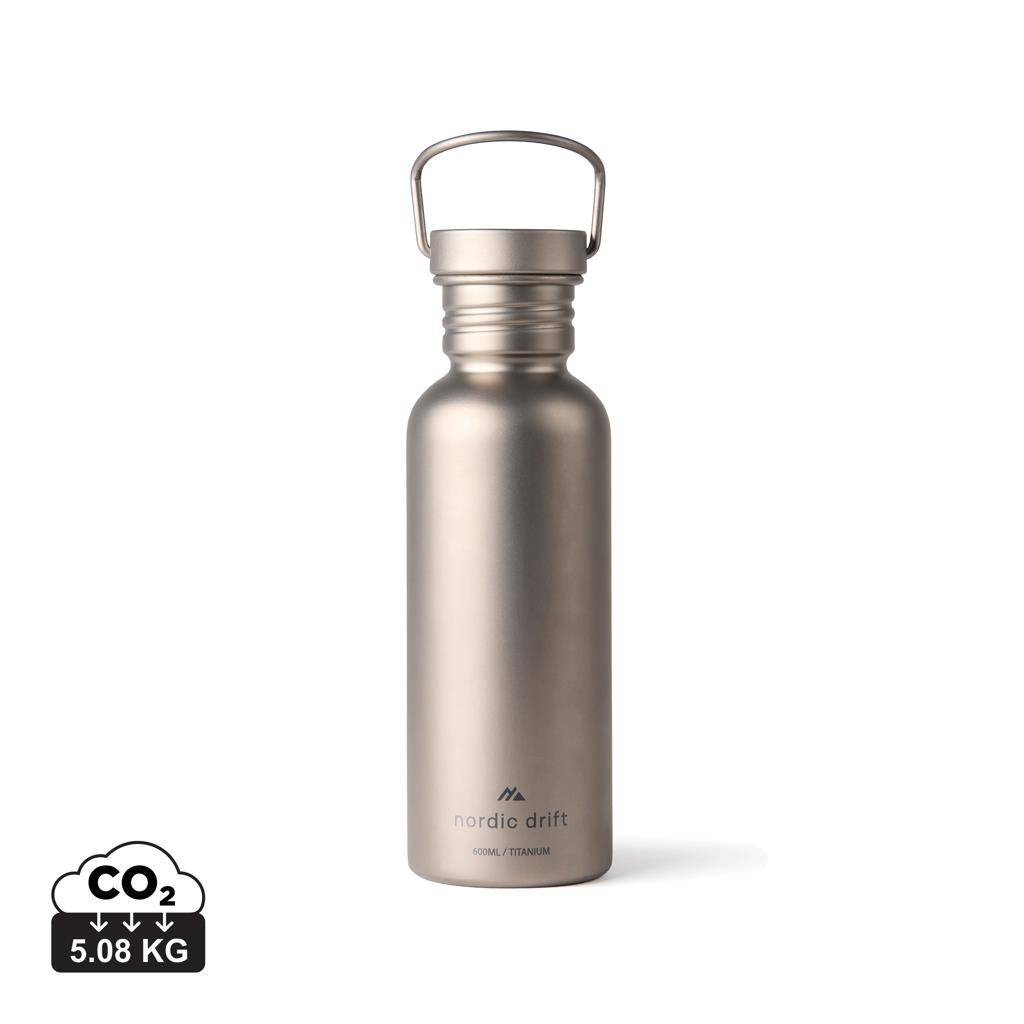 Nordic Drift Trail Ultraleichte Titan-Wasserflasche 600ml