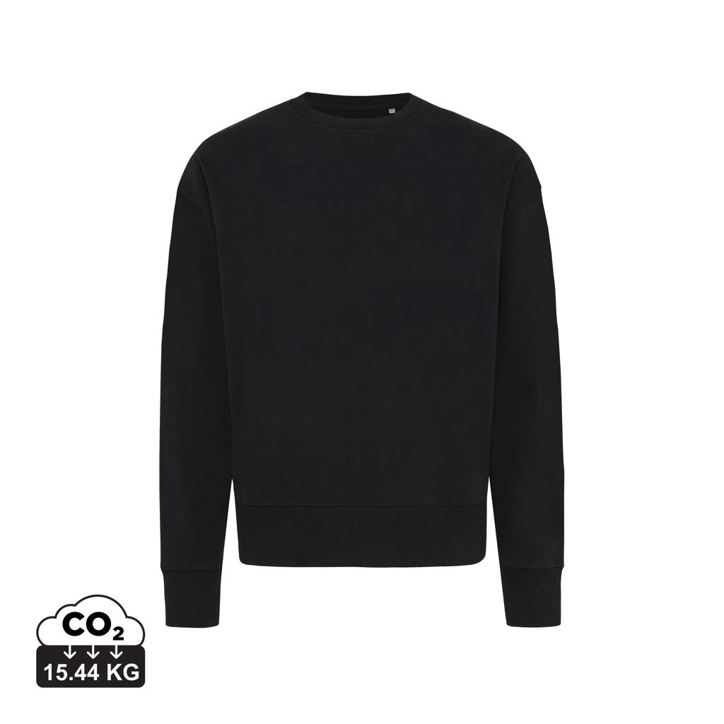 IQONIQ Kruger Relax-Rundhals-Sweater aus recycelt. Baumwolle