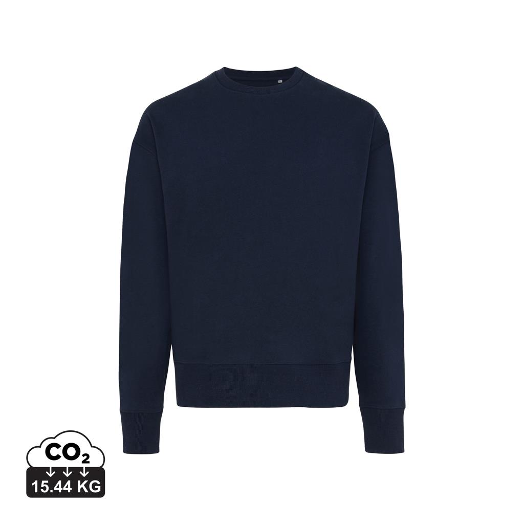 IQONIQ Kruger Relax-Rundhals-Sweater aus recycelt. Baumwolle