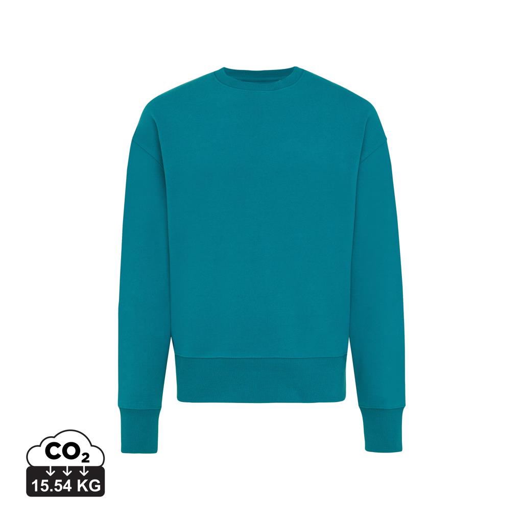 IQONIQ Kruger Relax-Rundhals-Sweater aus recycelt. Baumwolle
