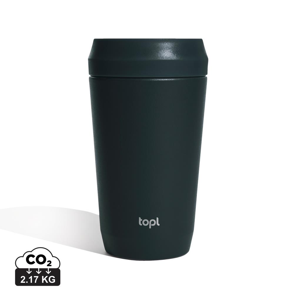 Topl-Trinkbecher aus rec. Stahl mit 360-Grad-Deckel 354ml