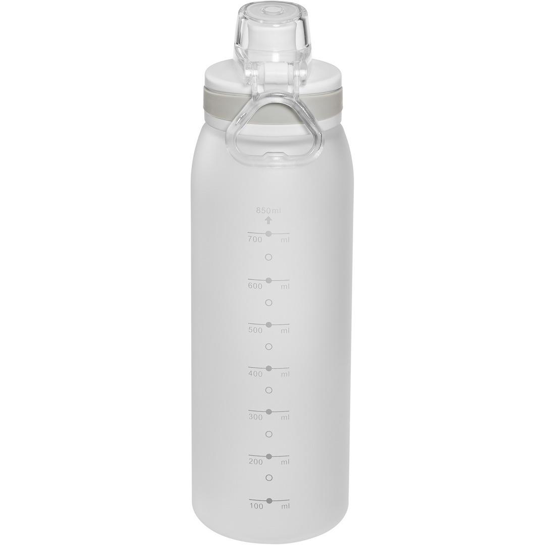 AQUA Stylische Tritantrinkflasche 900ml mit Trinkskala und Siebeinsatz