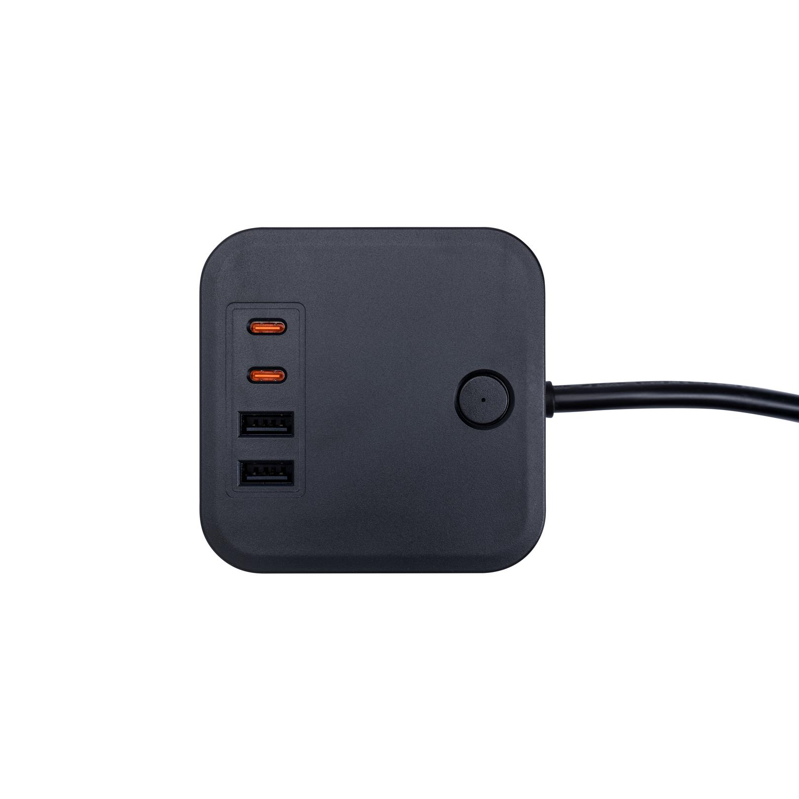 PLUG Steckerwürfel mit Schukosteckdosen und USB 35W PD