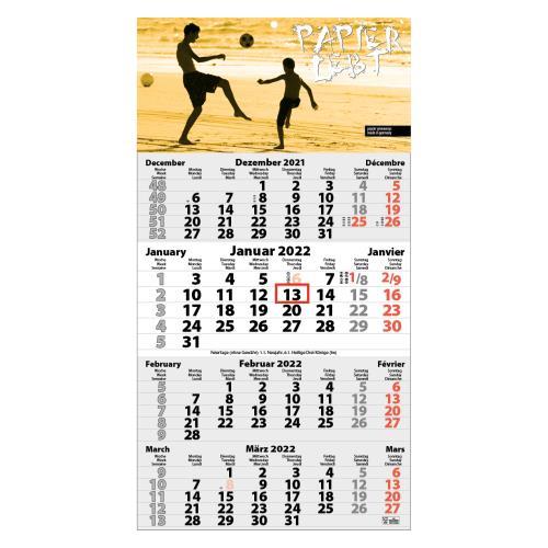 3-Monats DIN A3 Kalender ´Trinus G / Trinus G Euro / Four G / Five´ Digital