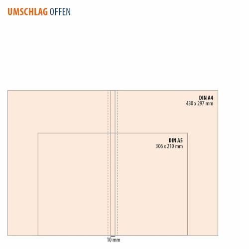 Schreibblock DIN A4 mit Softcover
