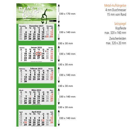 5-Monats Faltkalender ´Quintus-Light Plus´