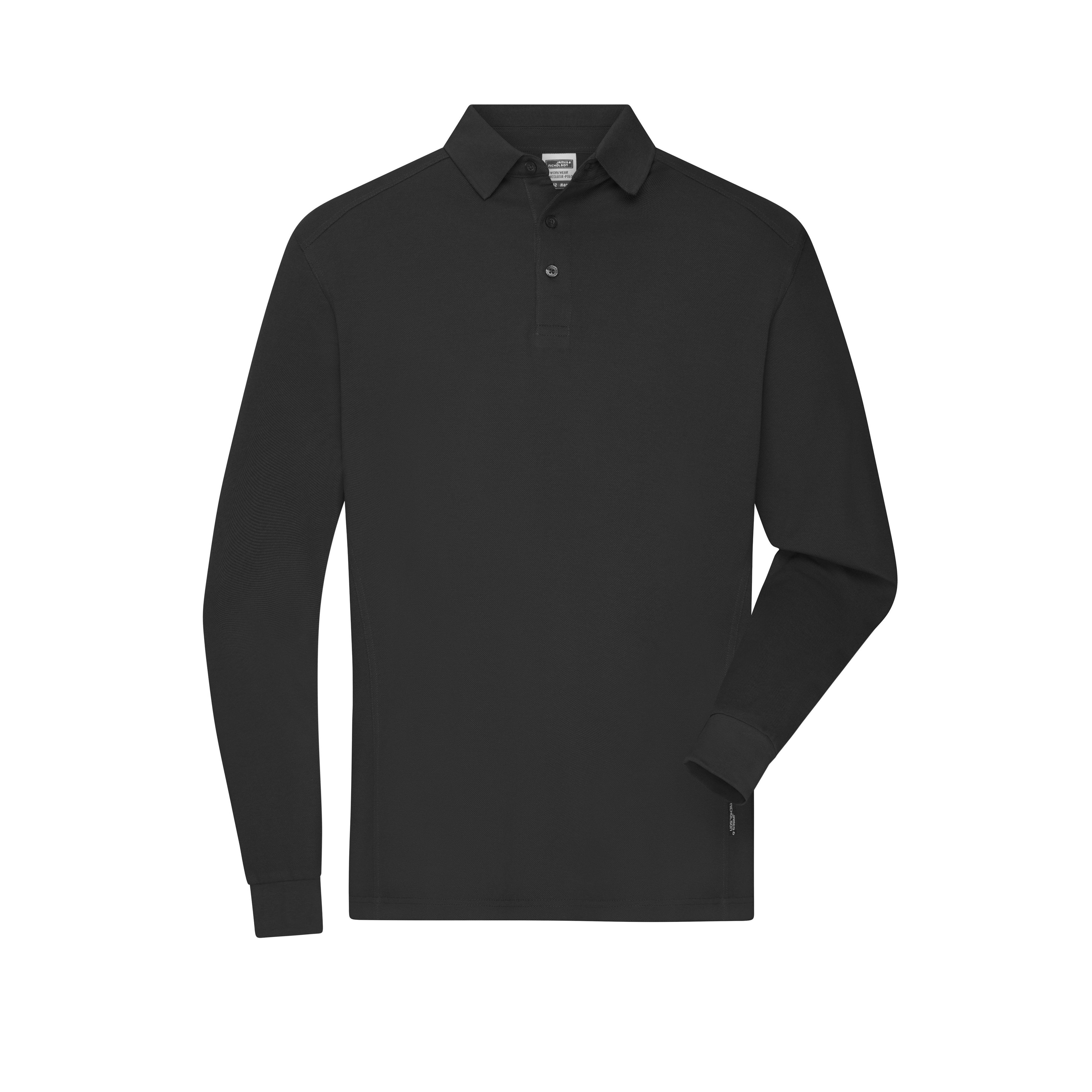 Men´s Workwear-Long-Sleeved Polo   OCS Blended