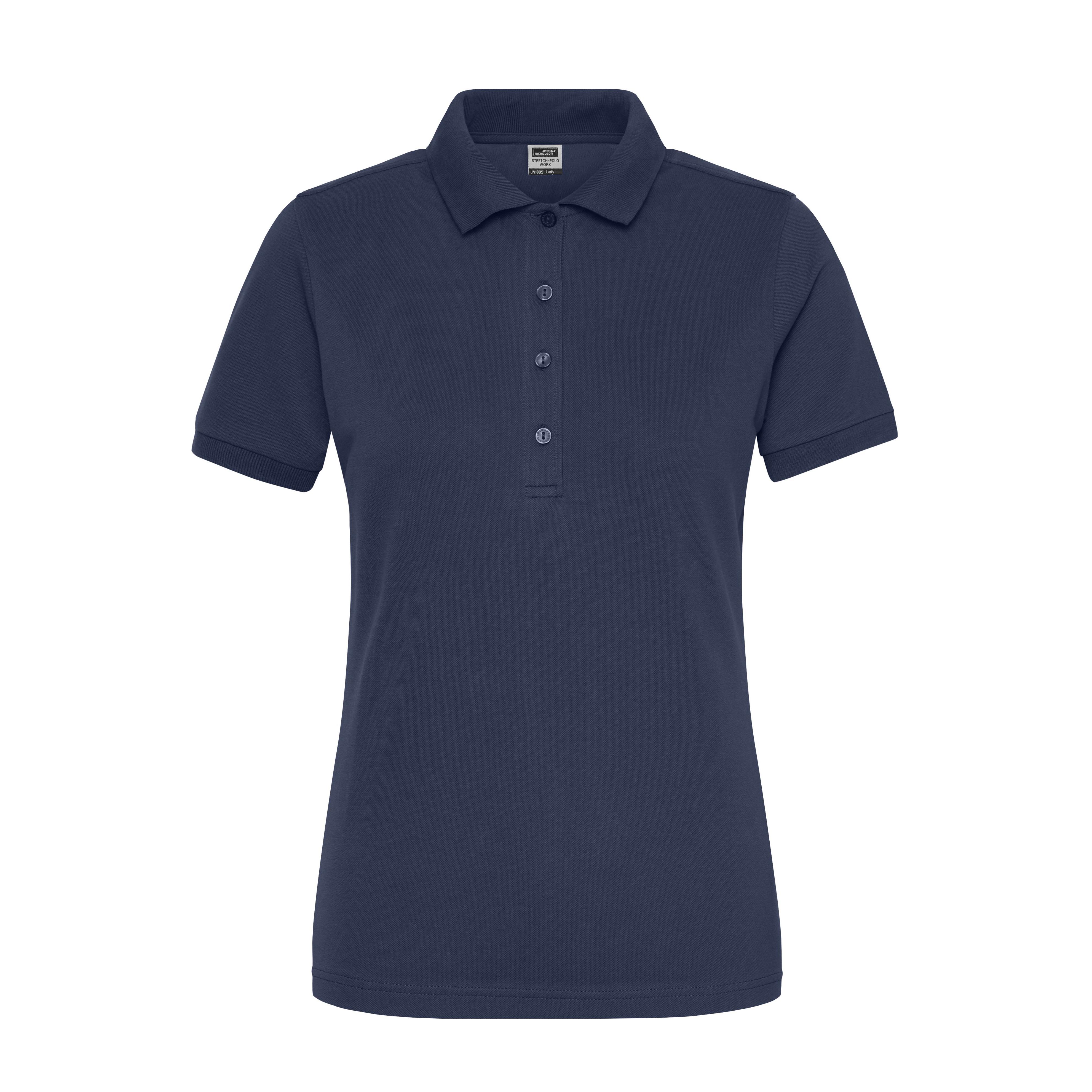 Ladies´ ORGANIC Stretch-Polo Work - SOLID -   OCS Blended