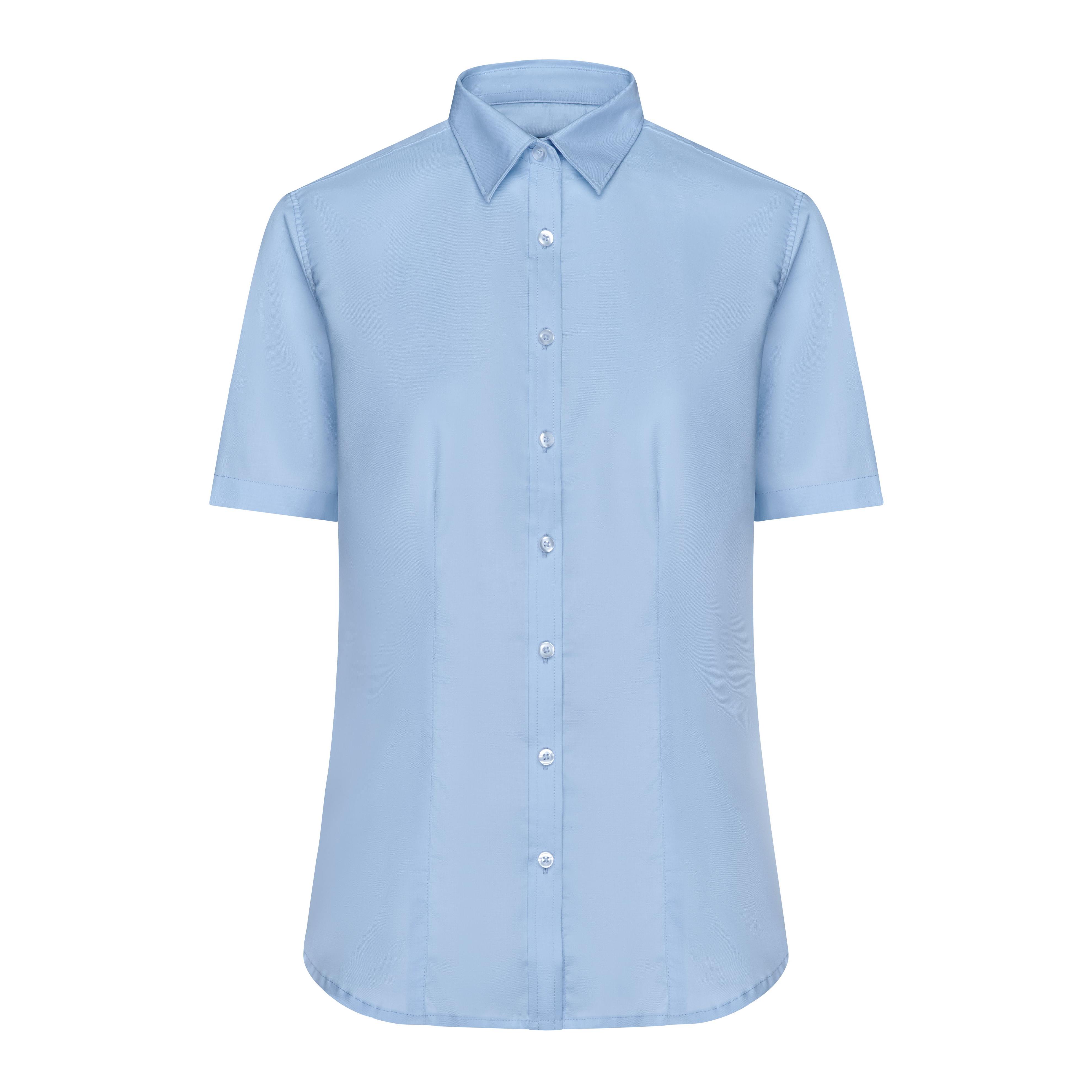 Ladies´ Shirt Short-Sleeved Micro-Twill