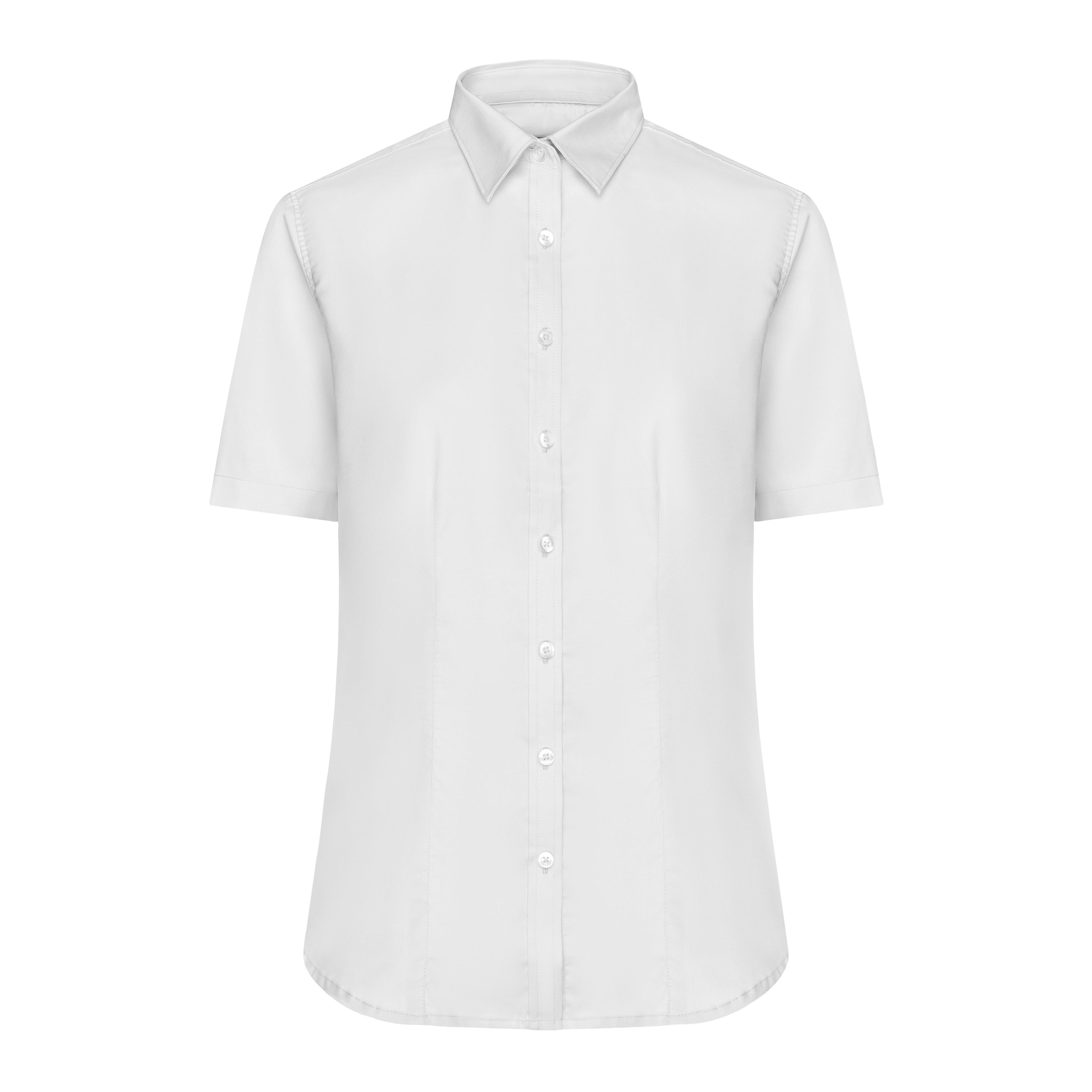 Ladies´ Shirt Short-Sleeved Micro-Twill