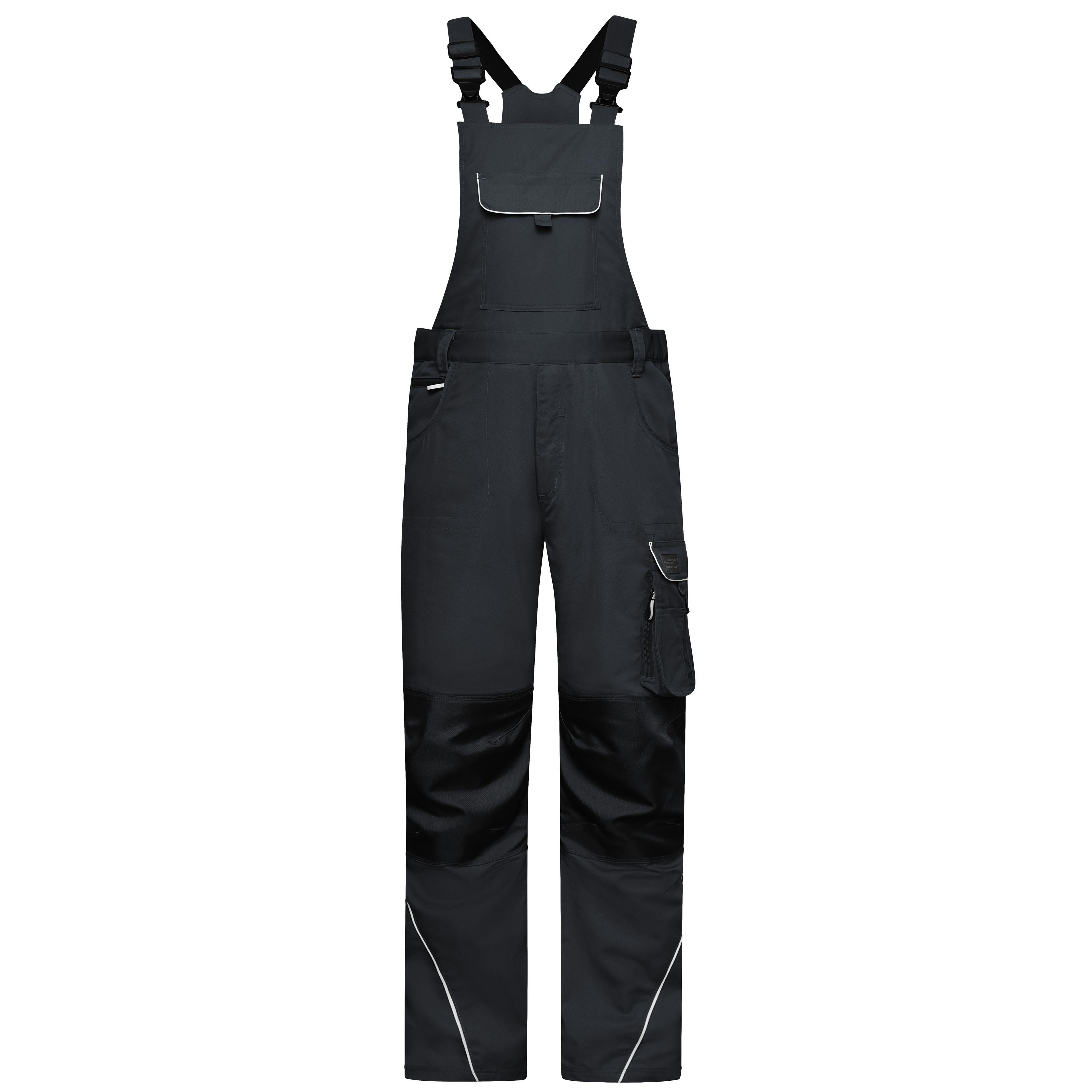 Workwear Pants with Bib - SOLID -