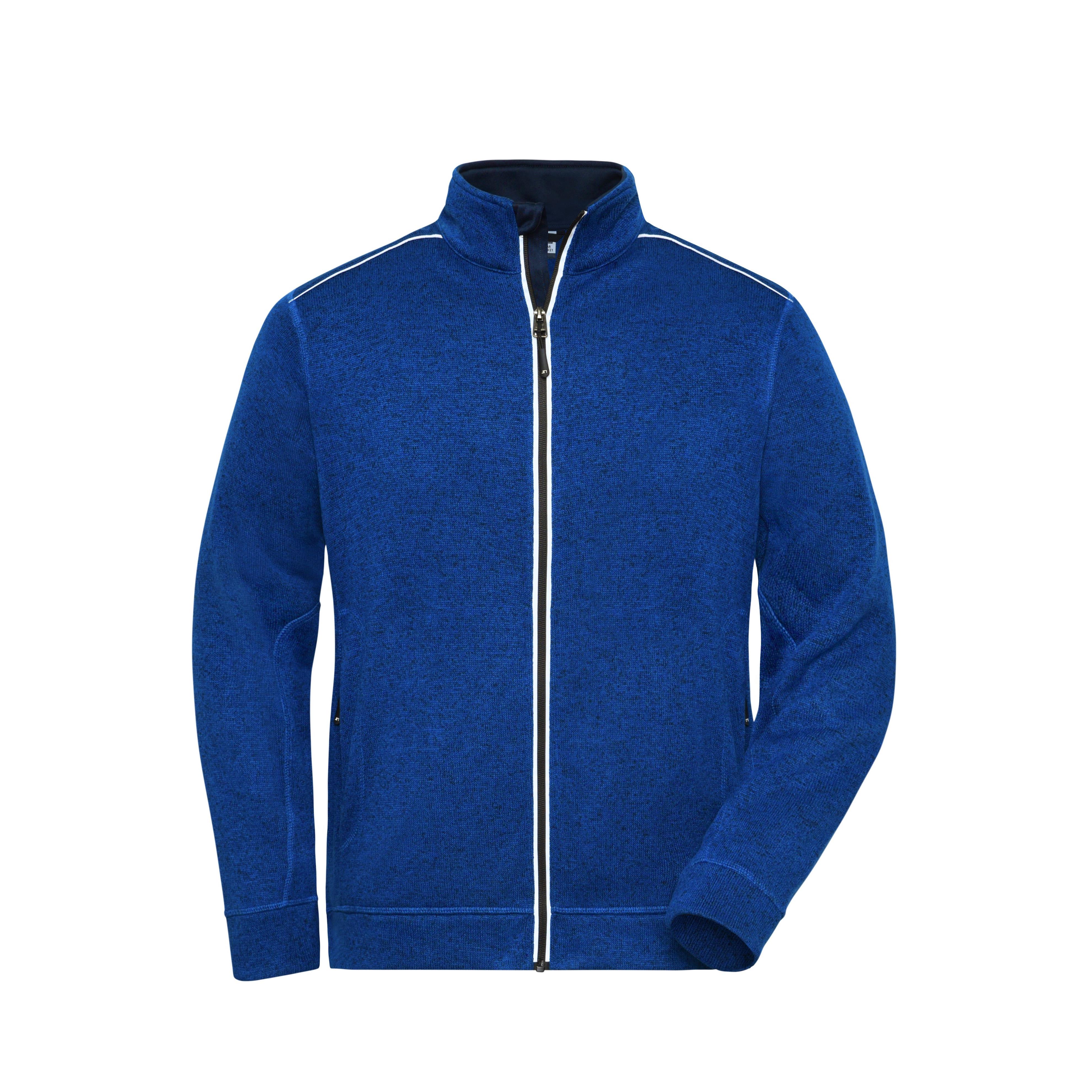 Men´s Knitted Workwear Fleece Jacket - SOLID -