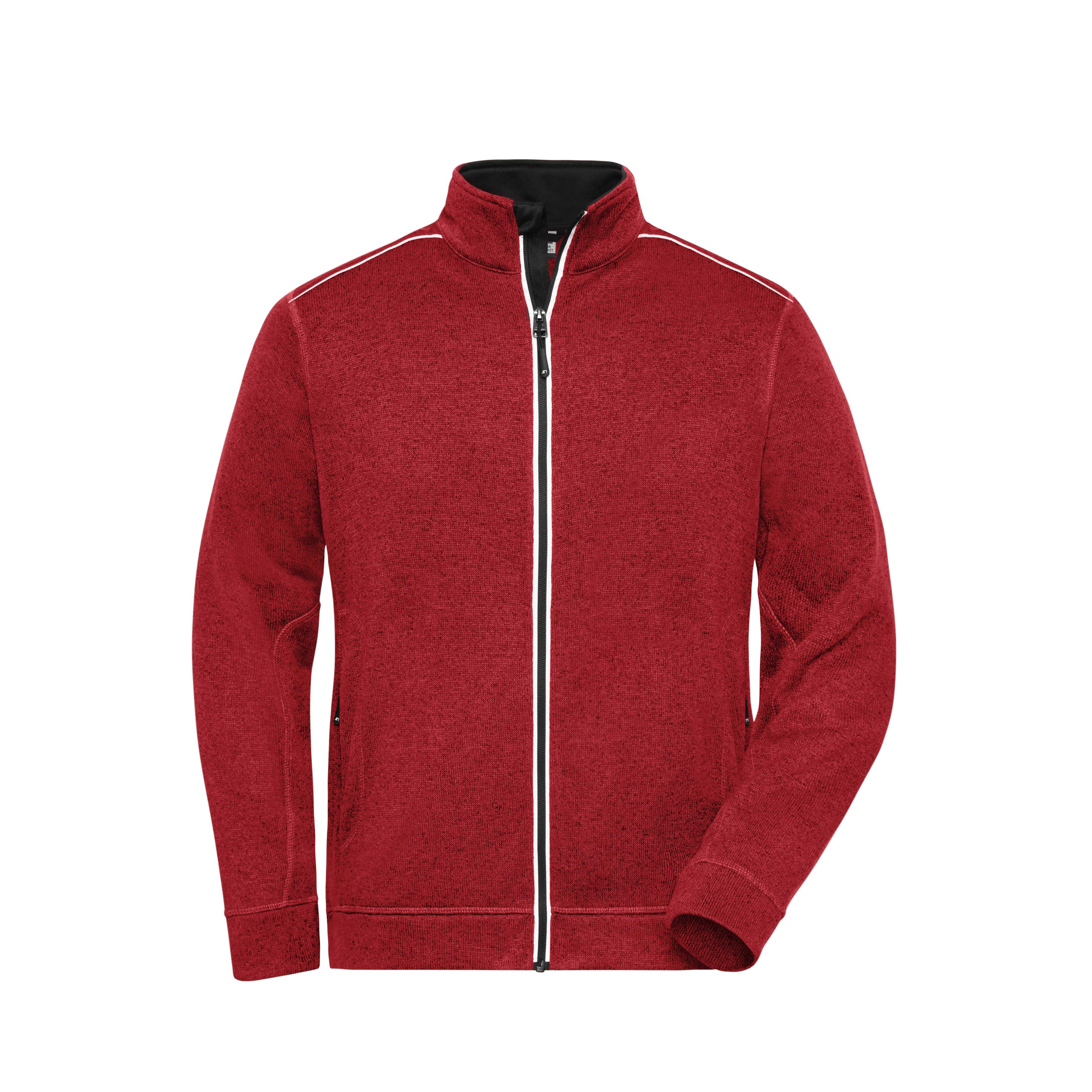 Men´s Knitted Workwear Fleece Jacket - SOLID -
