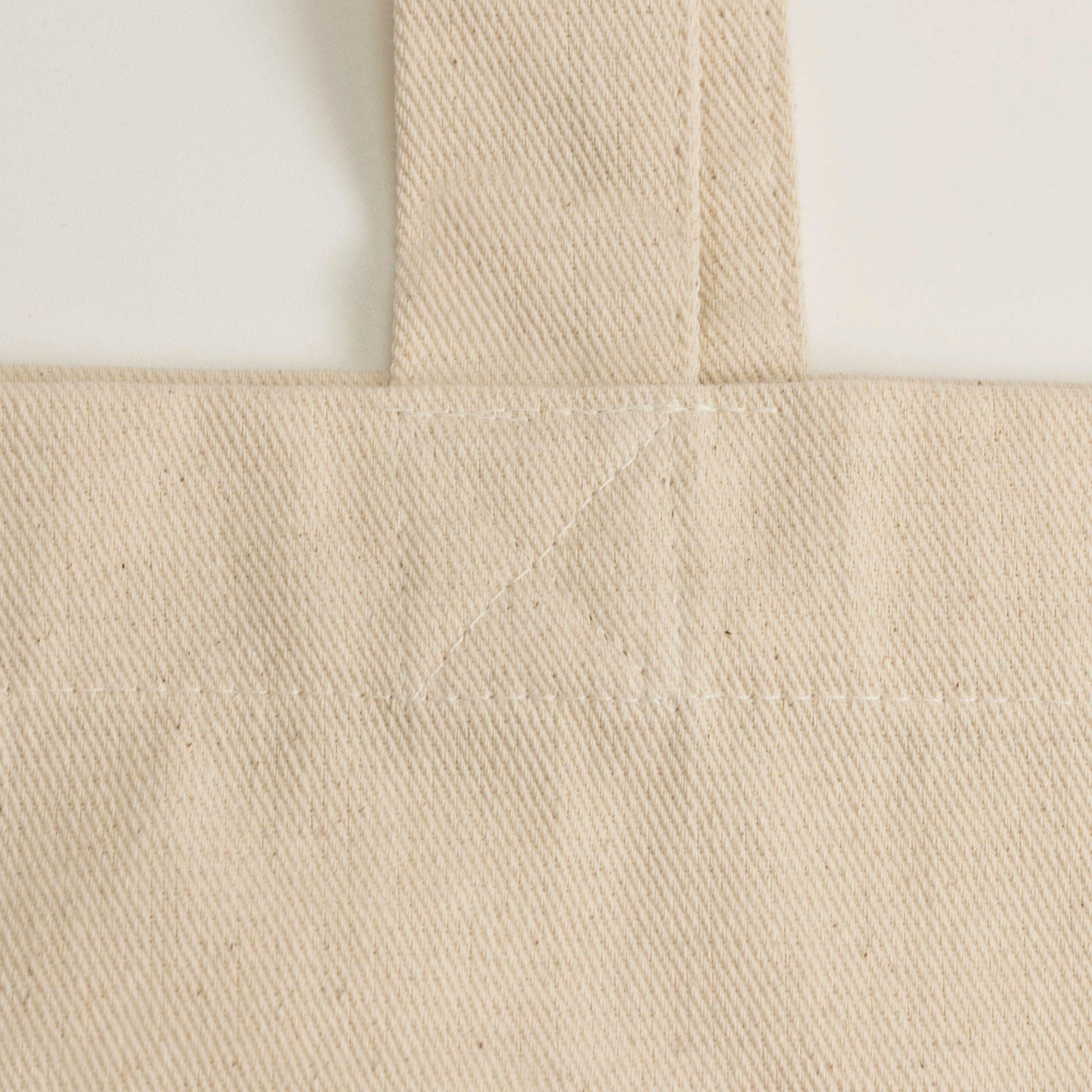 TORONTO – Canvas-Tasche mit Boden- und Seitenfalte sowie langen Henkeln