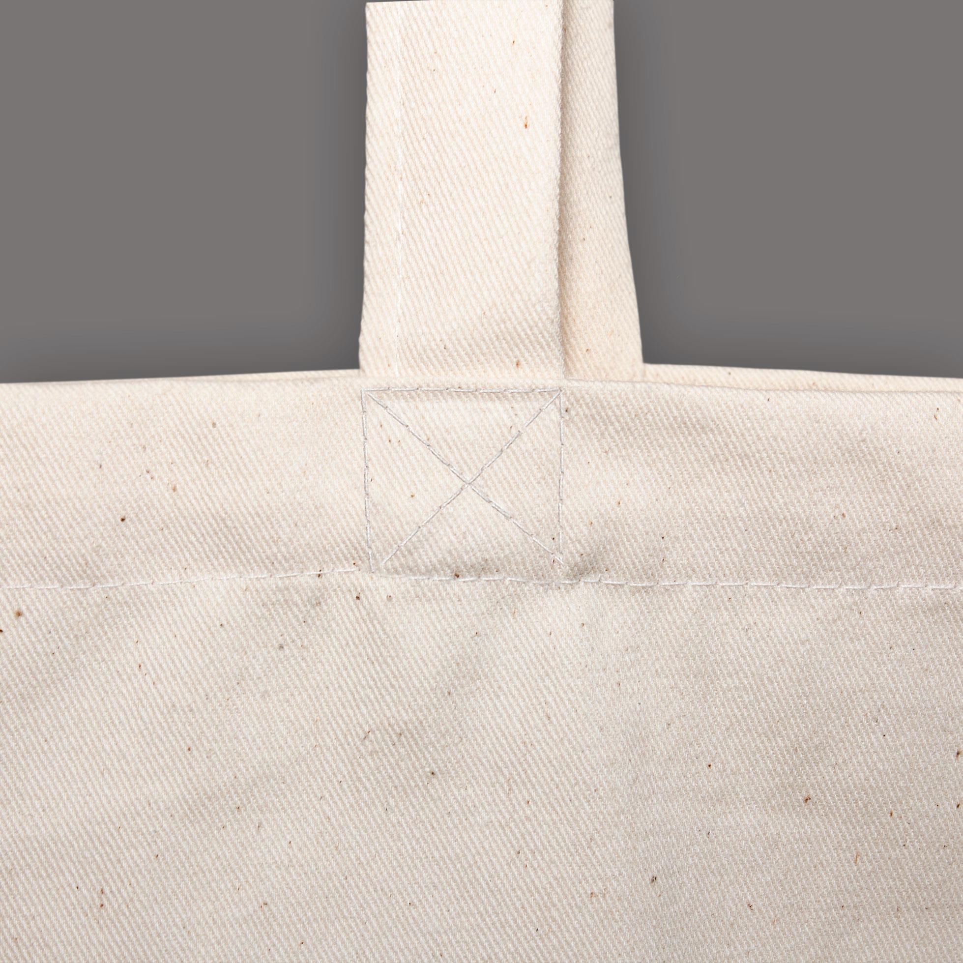 SYDNEY – Canvas-Tasche mit Bodenfalte und kurzen Henkeln