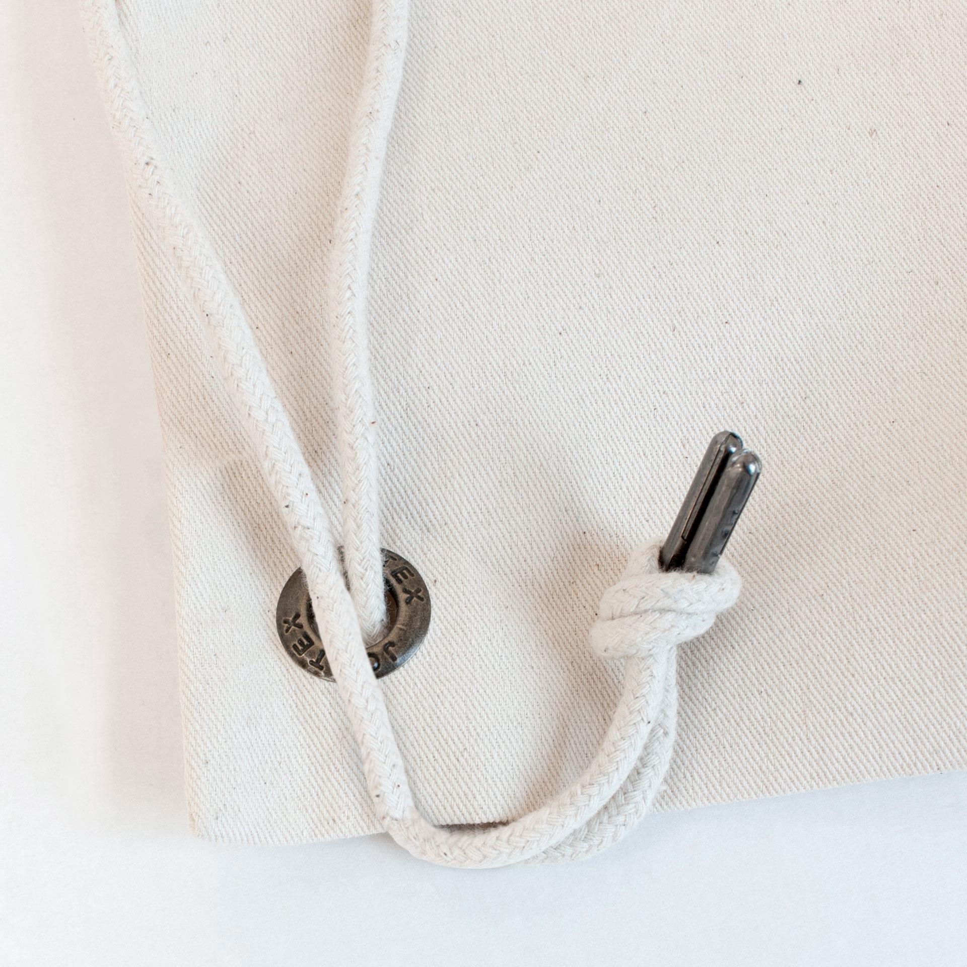 DURBAN – Canvas-Rucksack mit Kordelzug und Metallösen