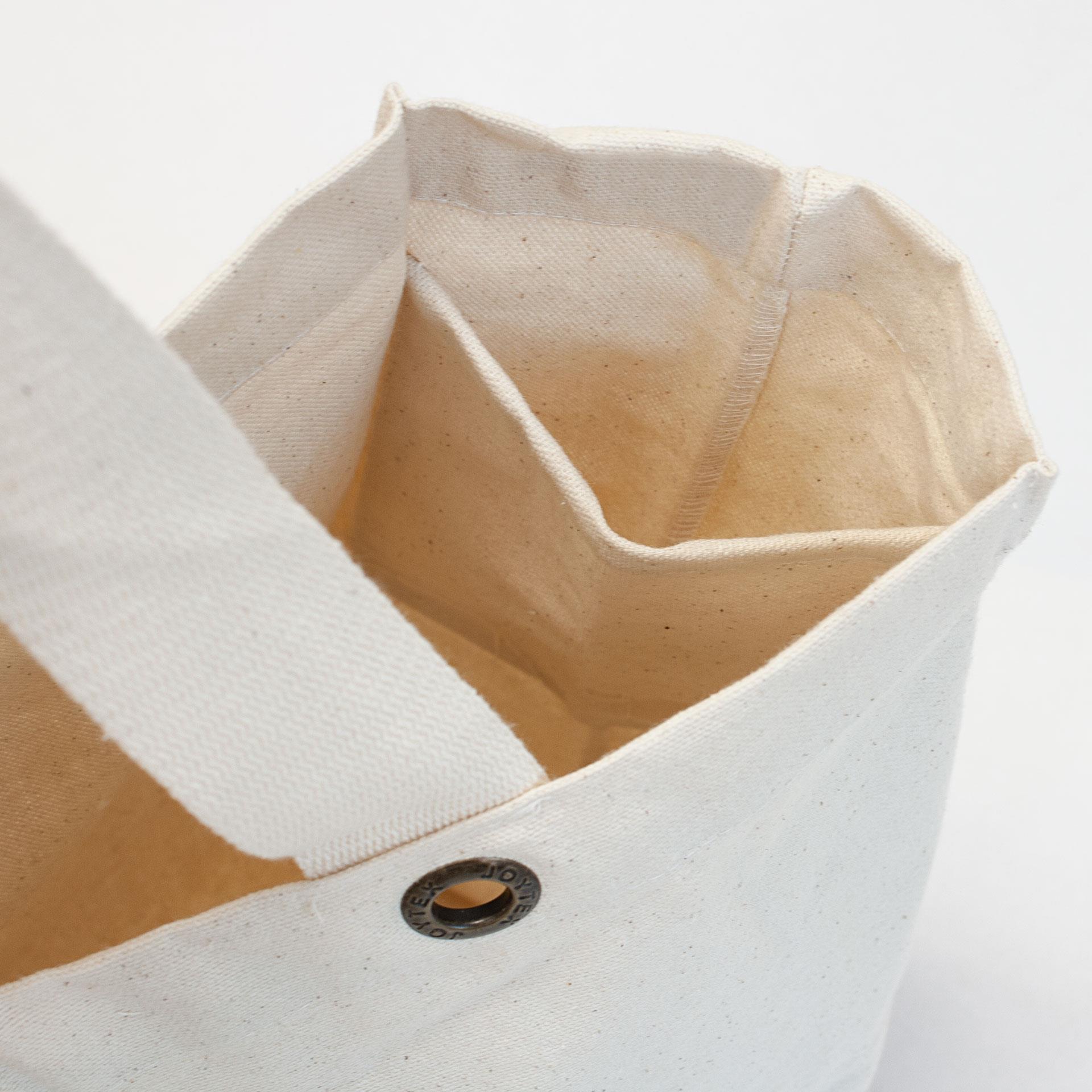 KOCHI – Canvas-Tasche mit Boden- und Seitenfalte sowie Metallösen