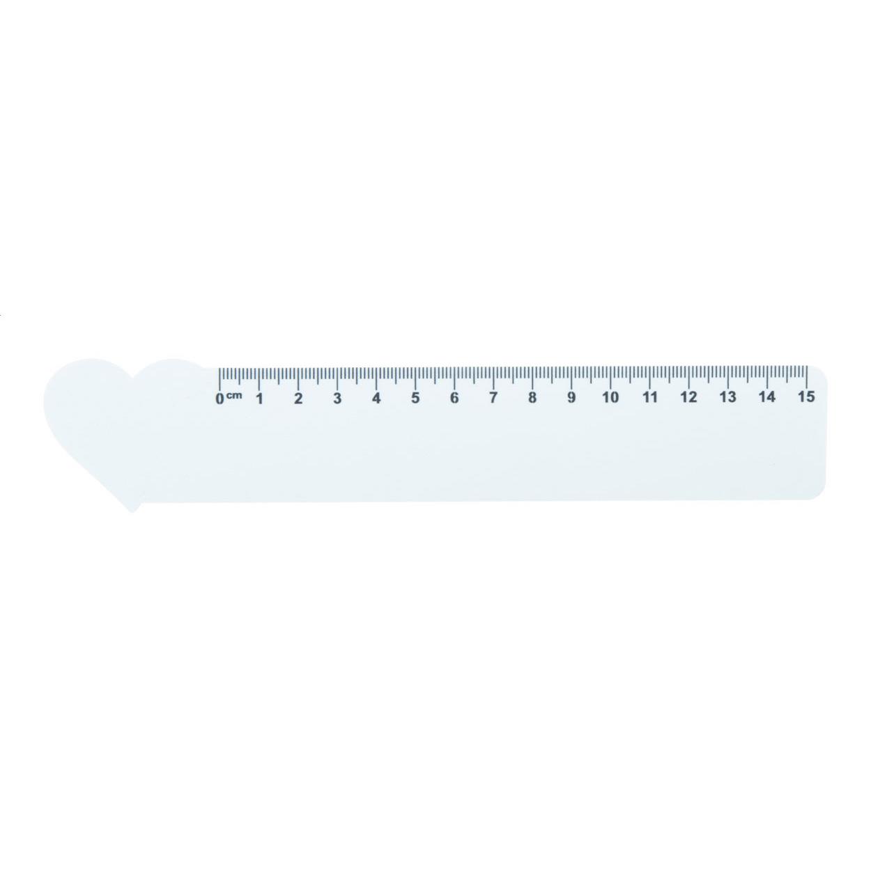 Lineal Herz, 15 cm