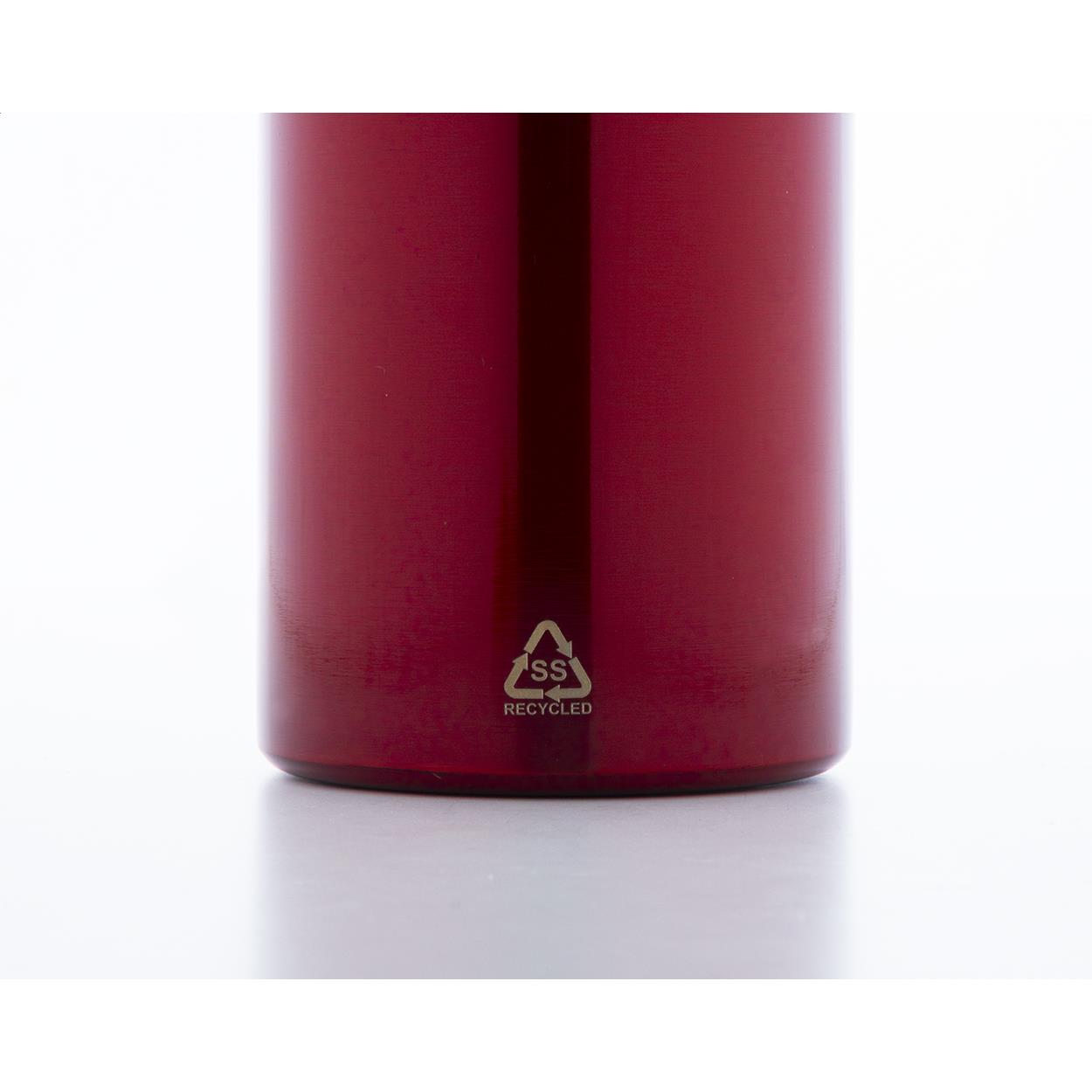 Flasche aus recyceltem Edelstahl