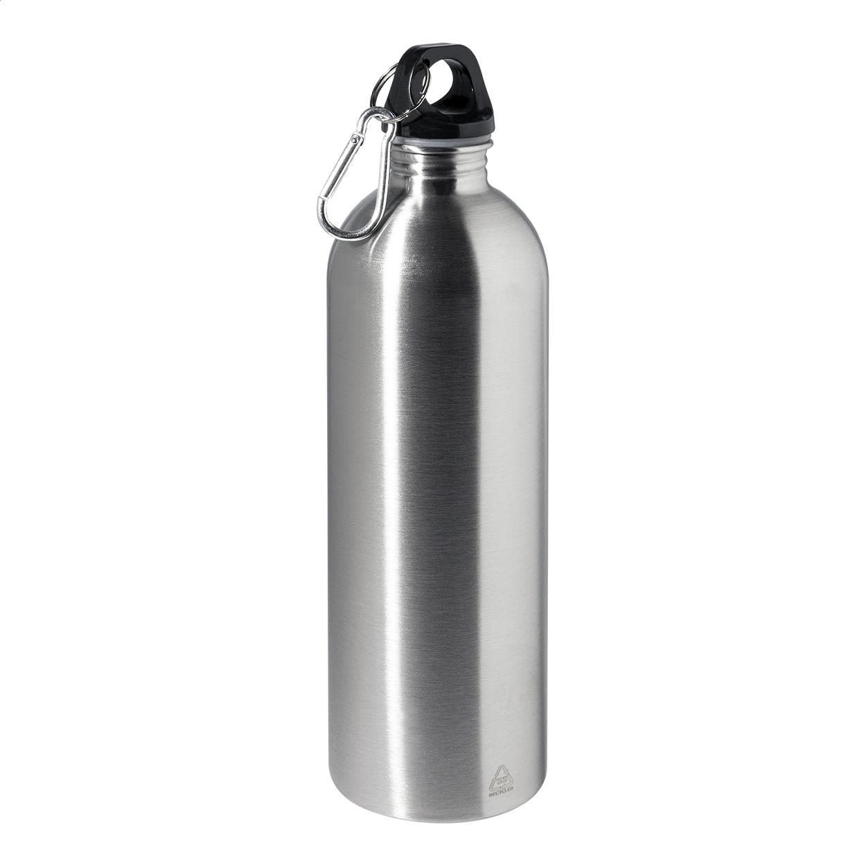 Flasche aus recyceltem Edelstahl