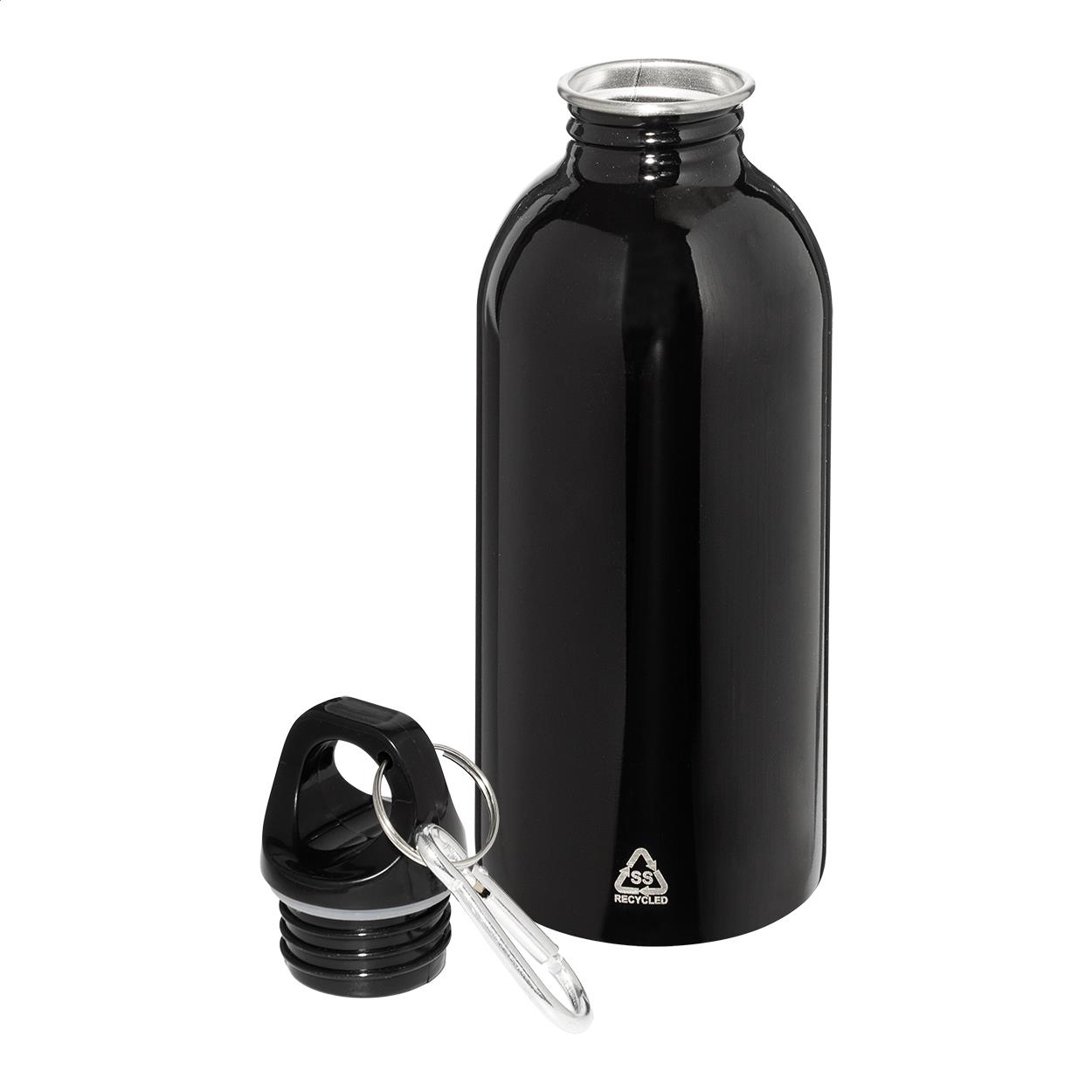 Flasche aus recyceltem Edelstahl