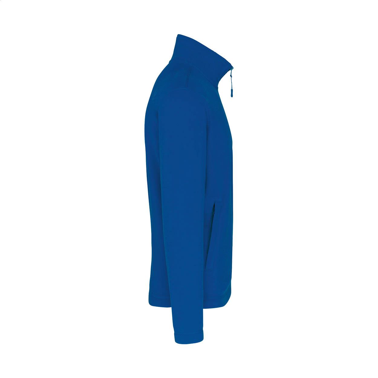 Fleecejacke mit durchgehendem Reißverschluss