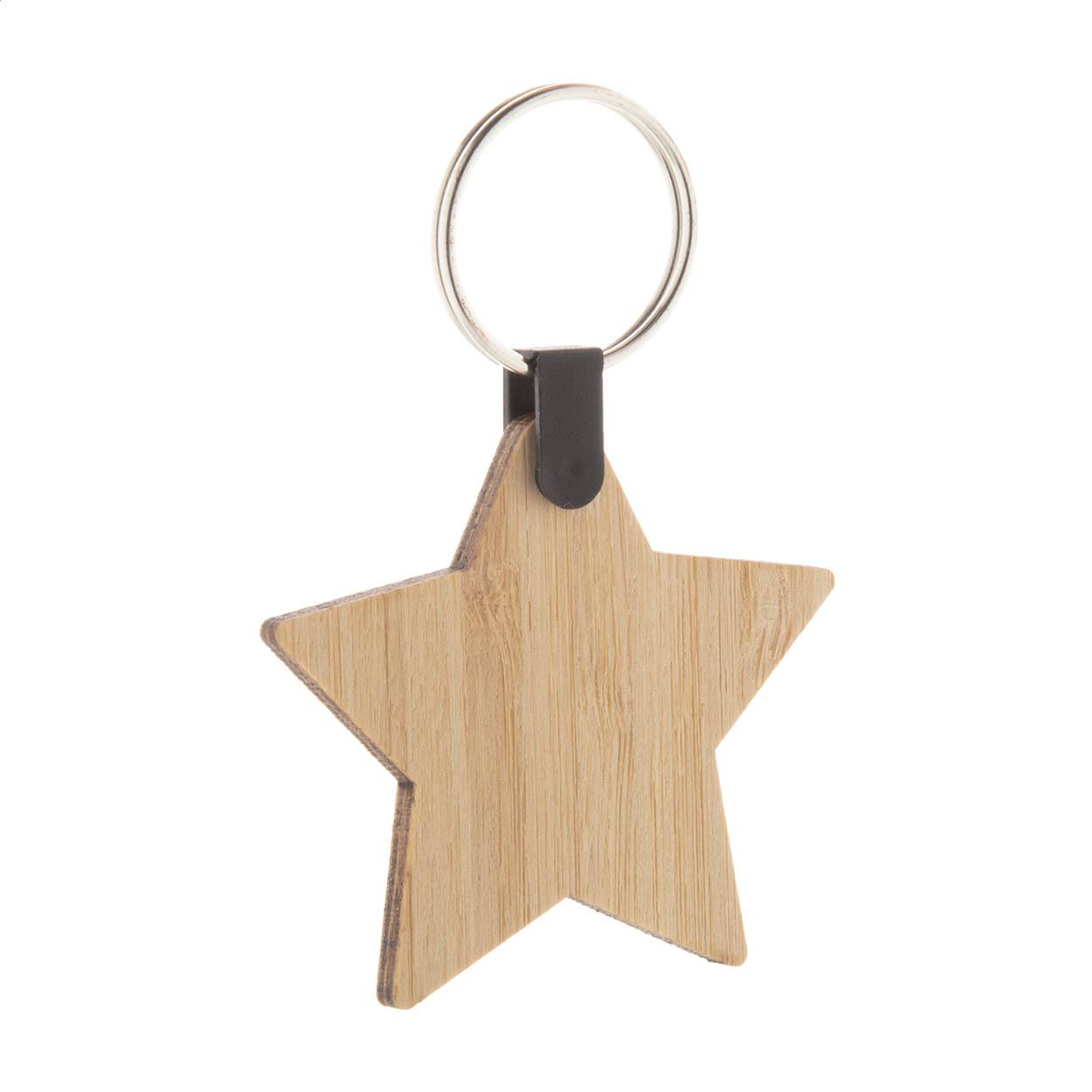 Weihnachtlicher Schlüsselanhänger Stern