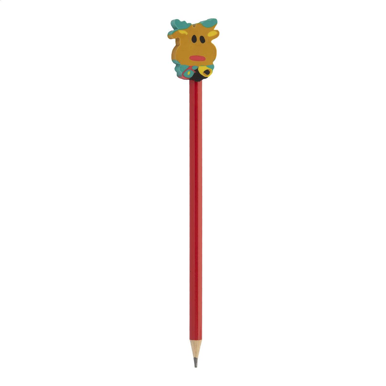 Bleistift mit Weihnachtsfigur, Rentier