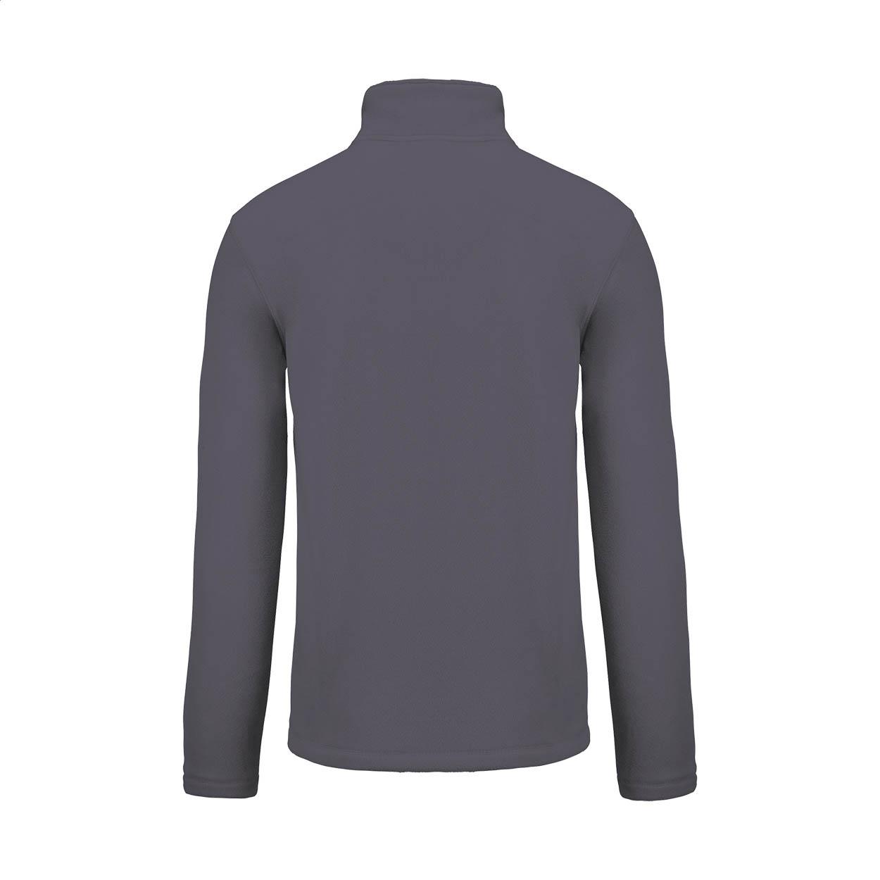 Fleecejacke mit durchgehendem Reißverschluss