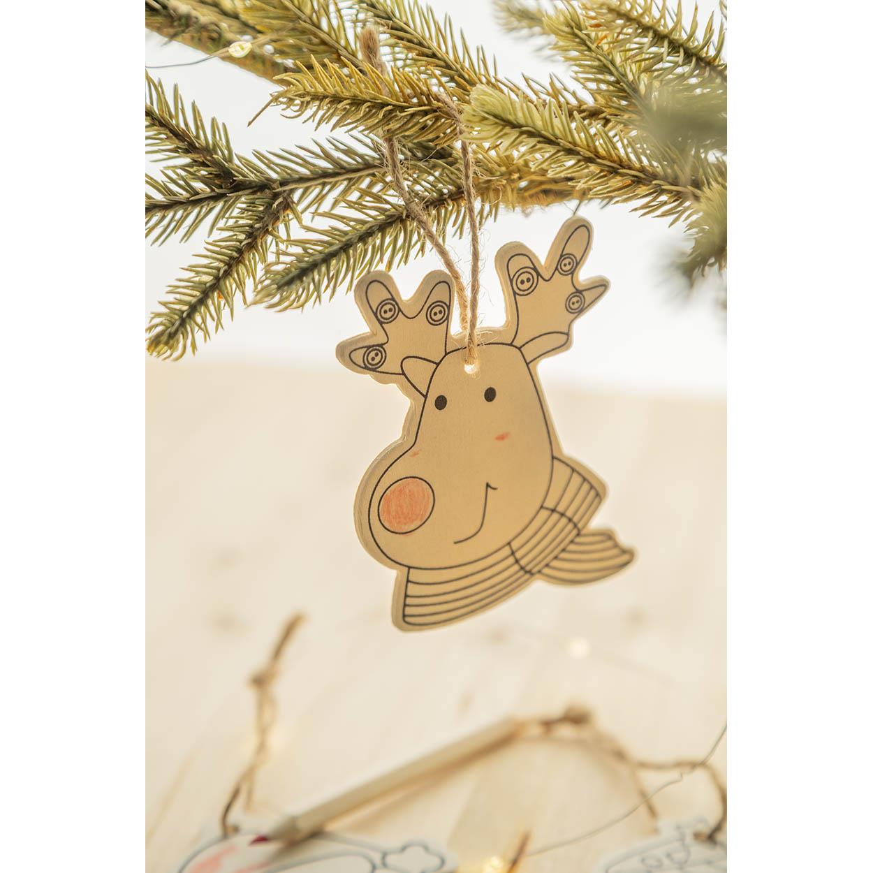 Christbaumschmuck zum Ausmalen