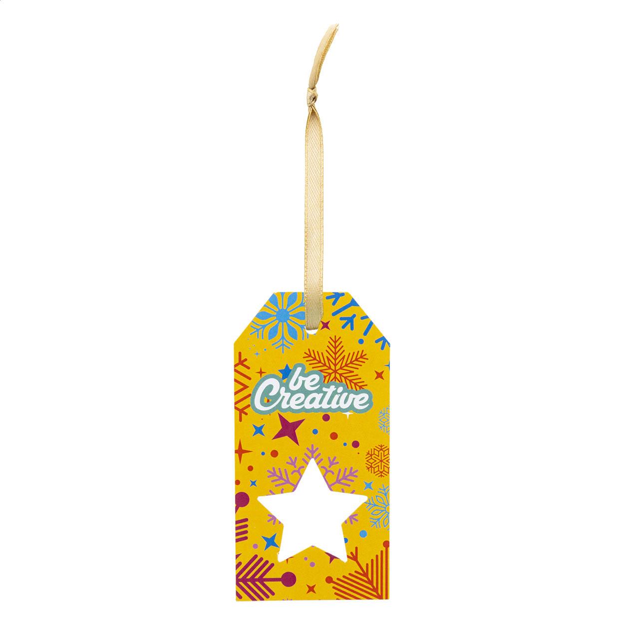 Geschenkanhänger, Stern
