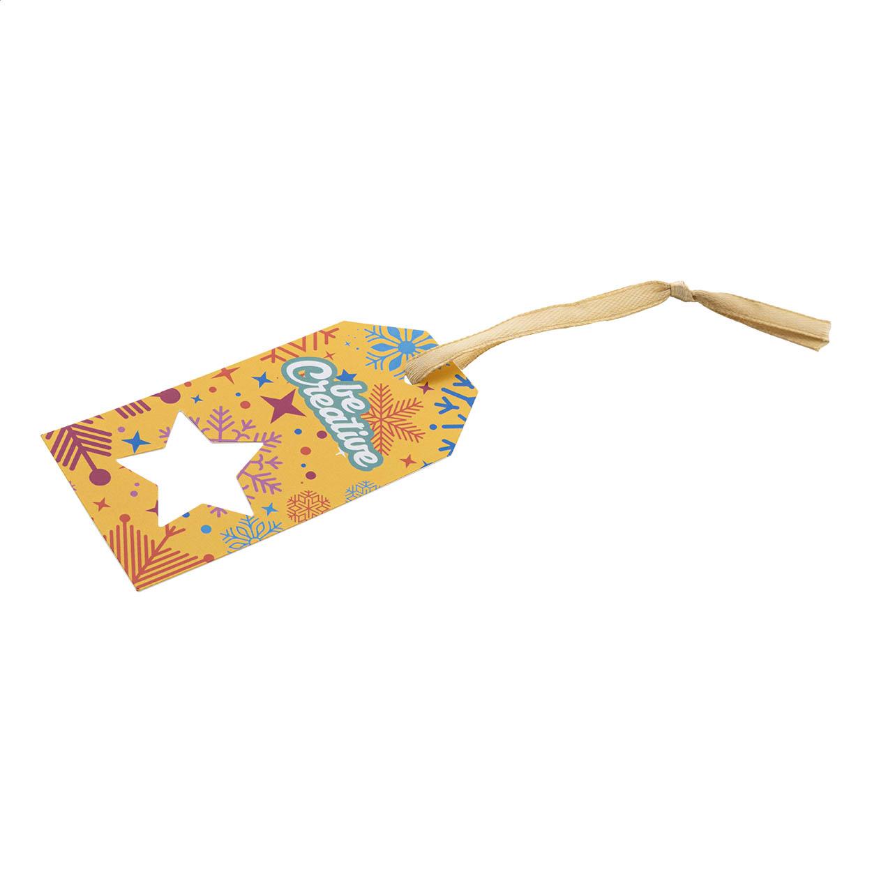 Geschenkanhänger, Stern