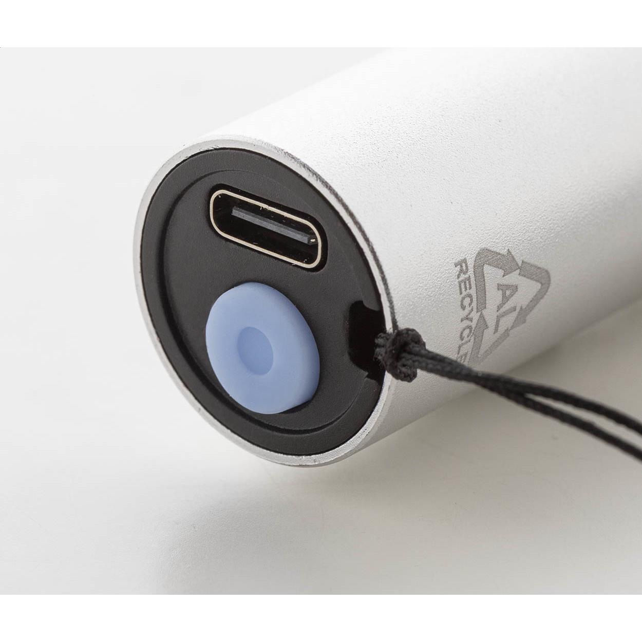 wiederaufladbare Taschenlampe aus recyceltem Aluminium