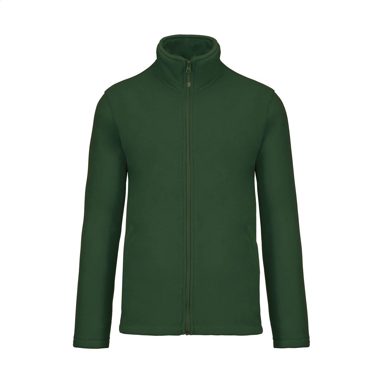 Fleecejacke mit durchgehendem Reißverschluss