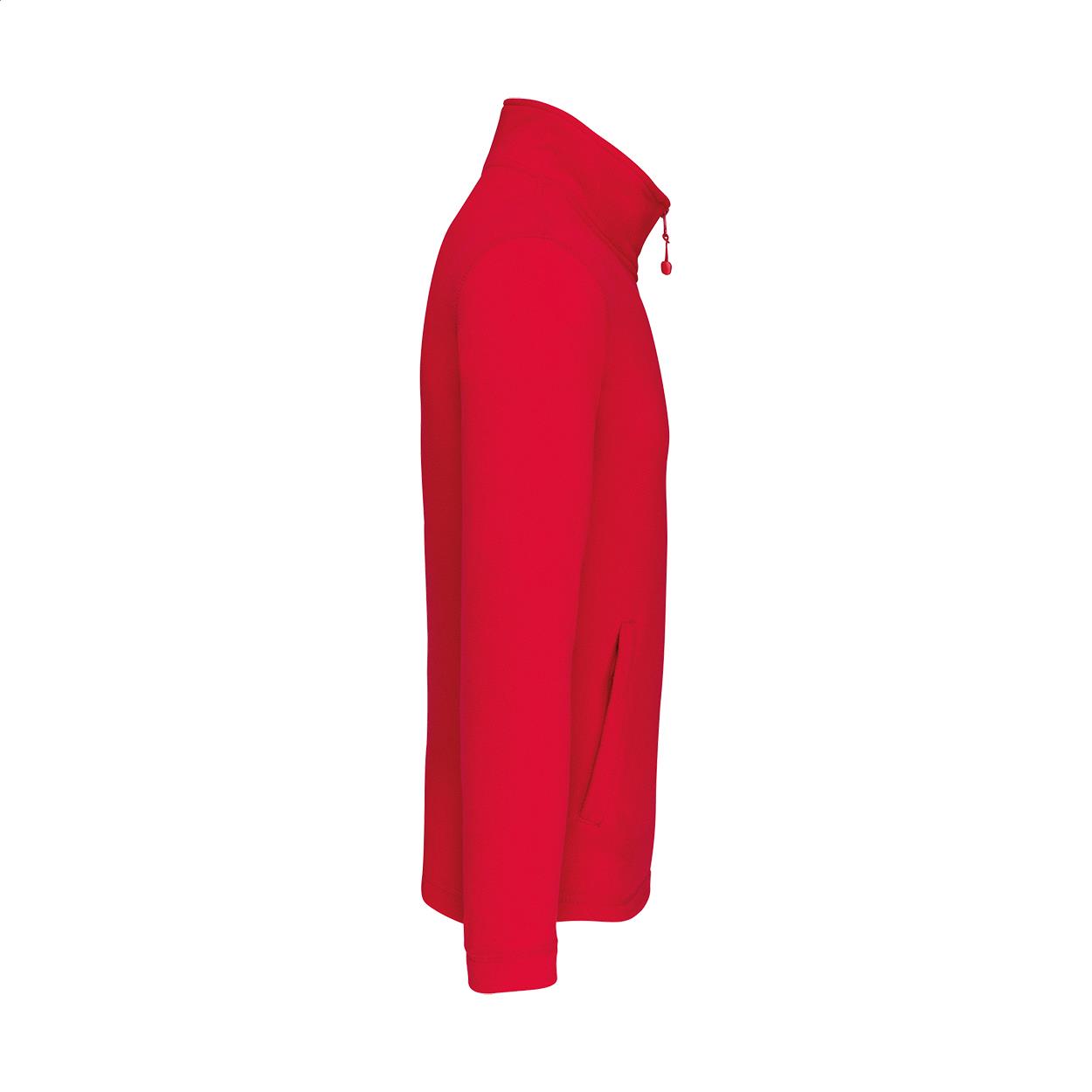 Fleecejacke mit durchgehendem Reißverschluss